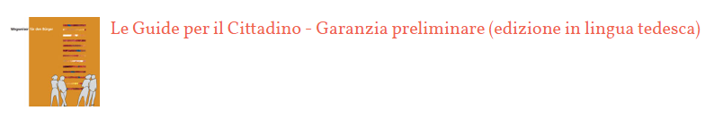 garanzia prel ted